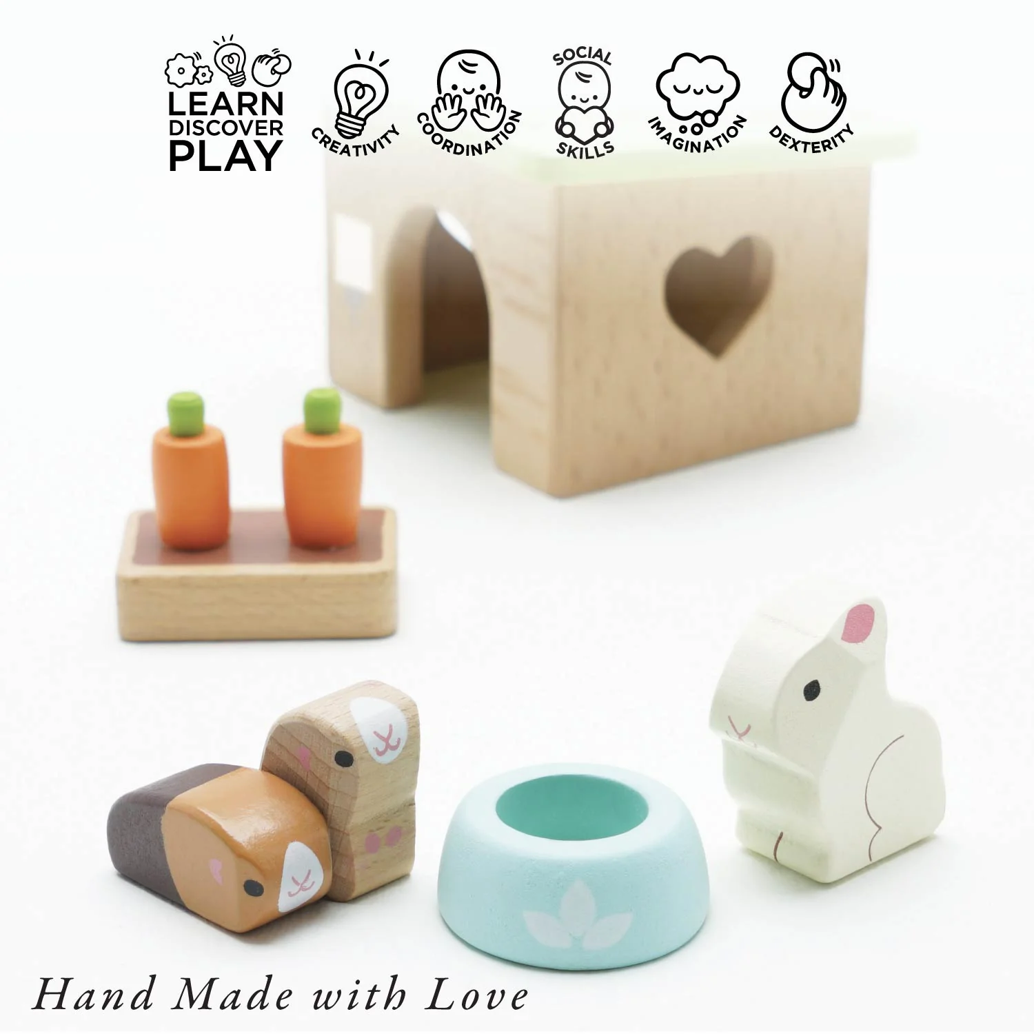 Bunny & Guinea Pet Animal Set - Image 3