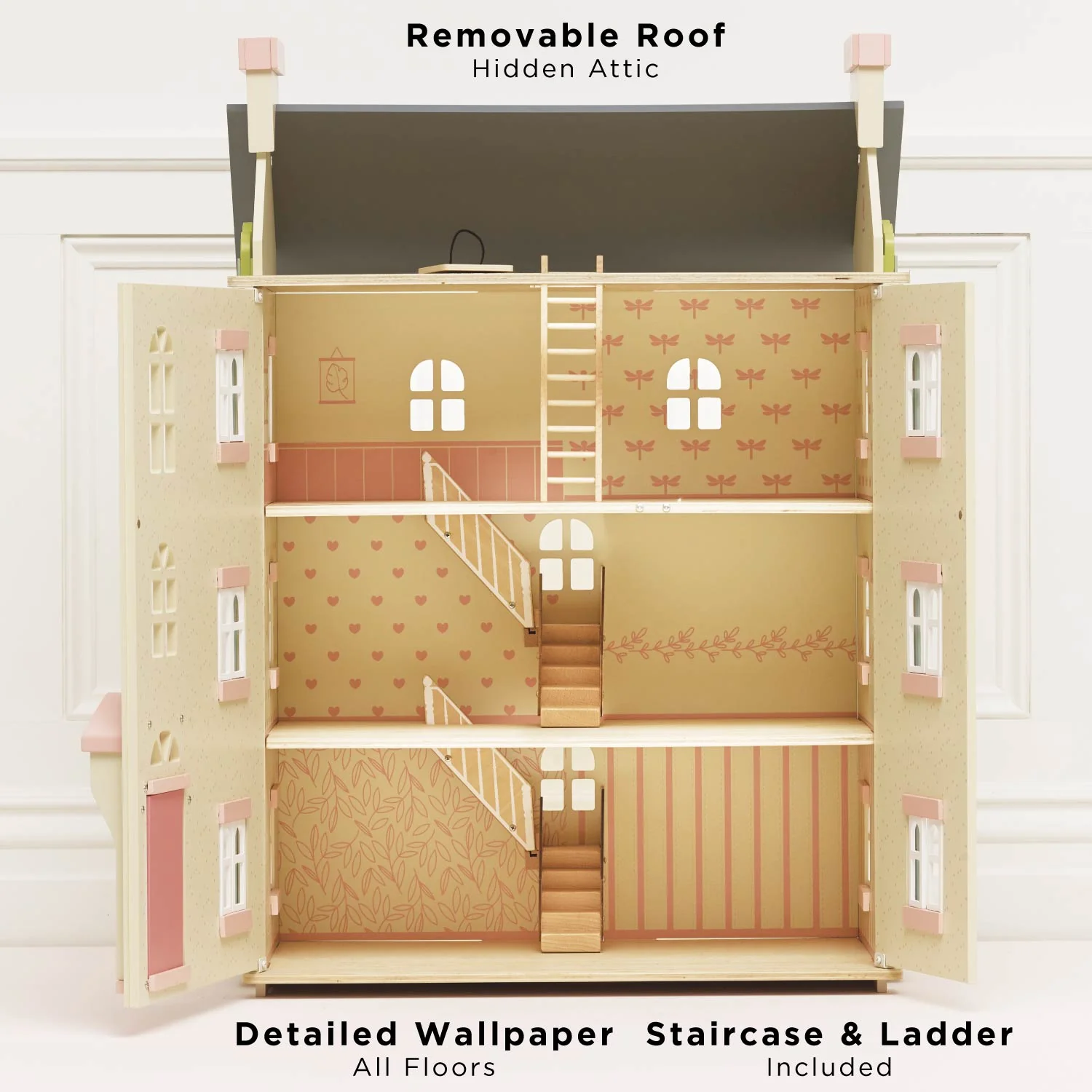 Cherry Tree Hall Wooden Dolls House - Image 3