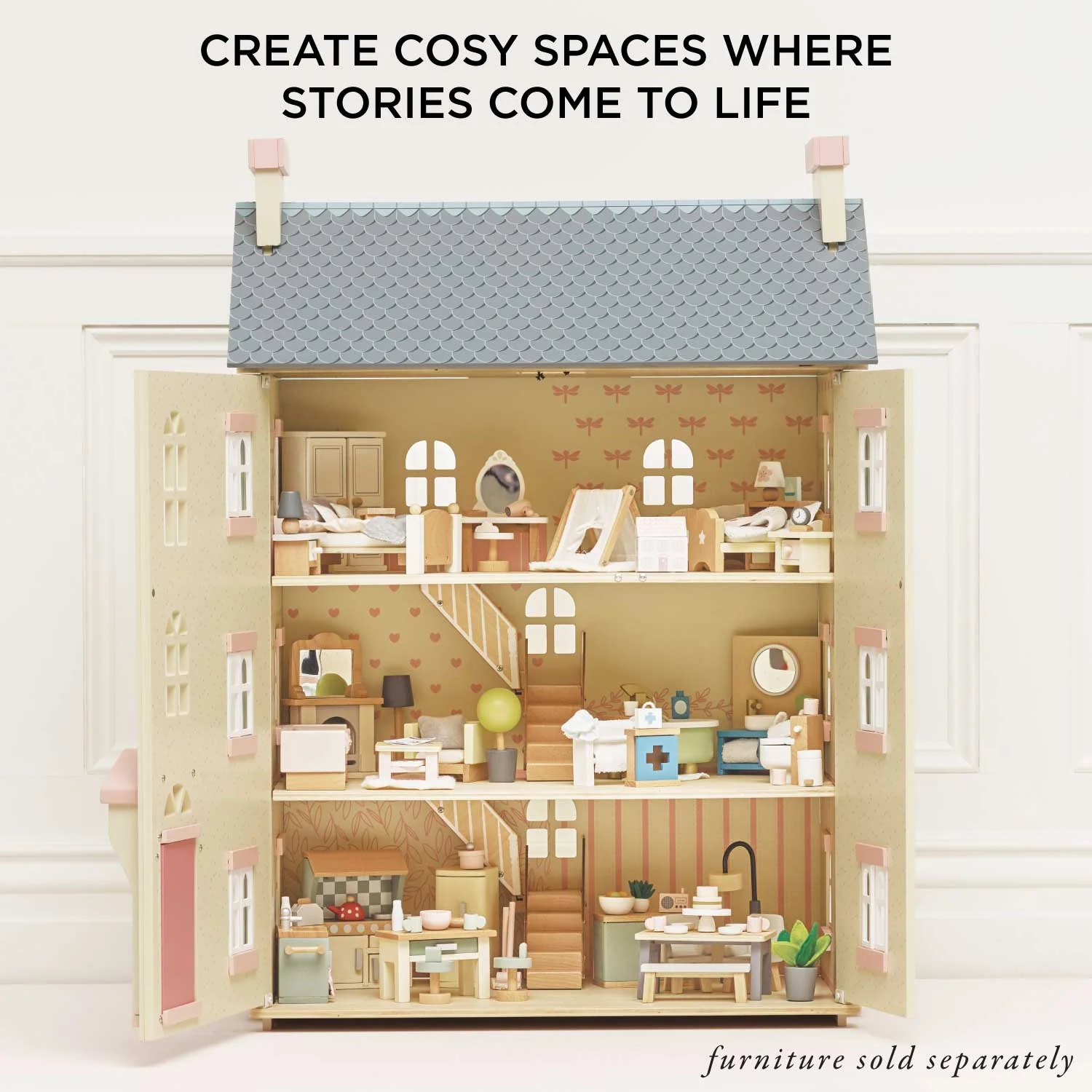 Cherry Tree Hall Wooden Dolls House - Image 6