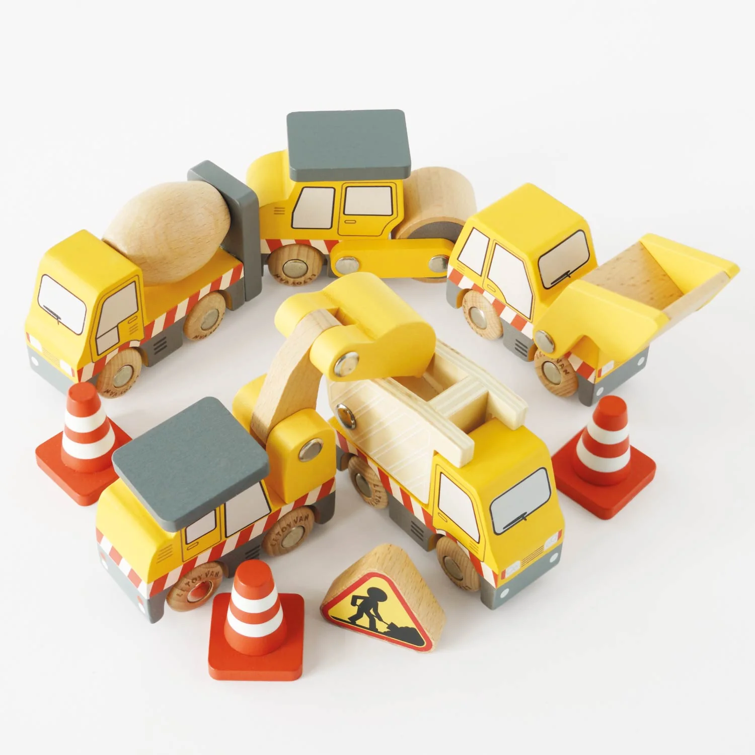 Construction Toy Cars, Trucks & Diggers Gift Set - Image 5