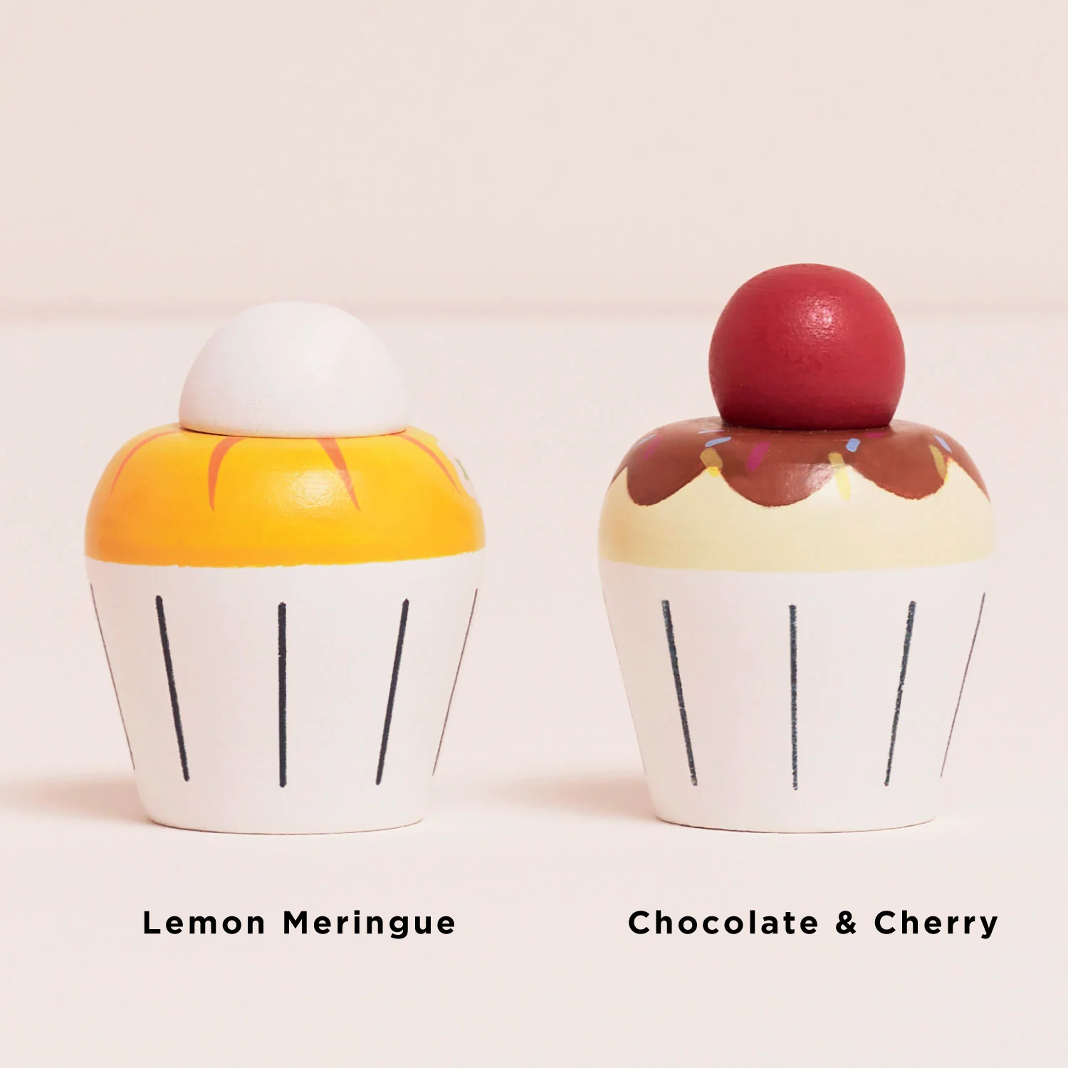 Wooden Cupcake Play Food Set - Image 4