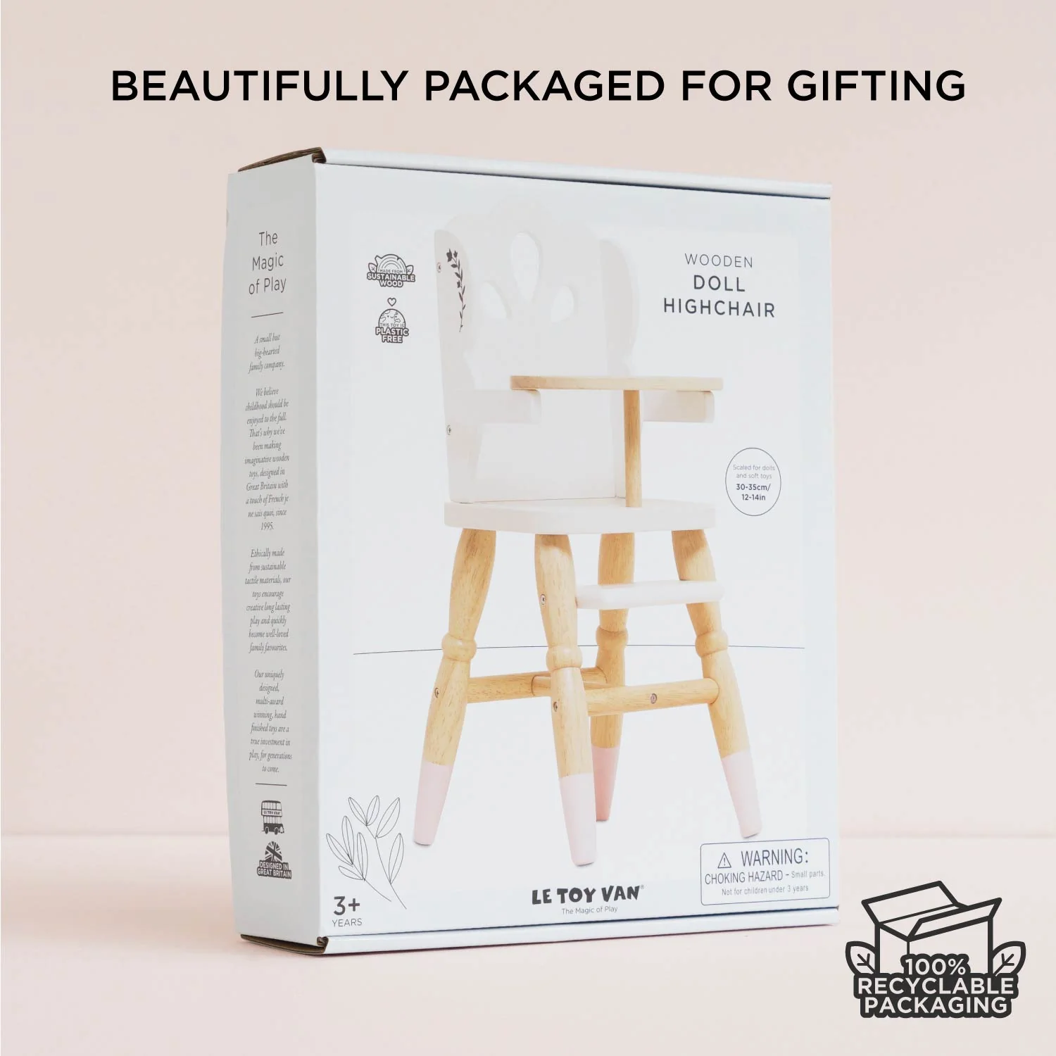 Dolls Wooden High Chair - Image 8
