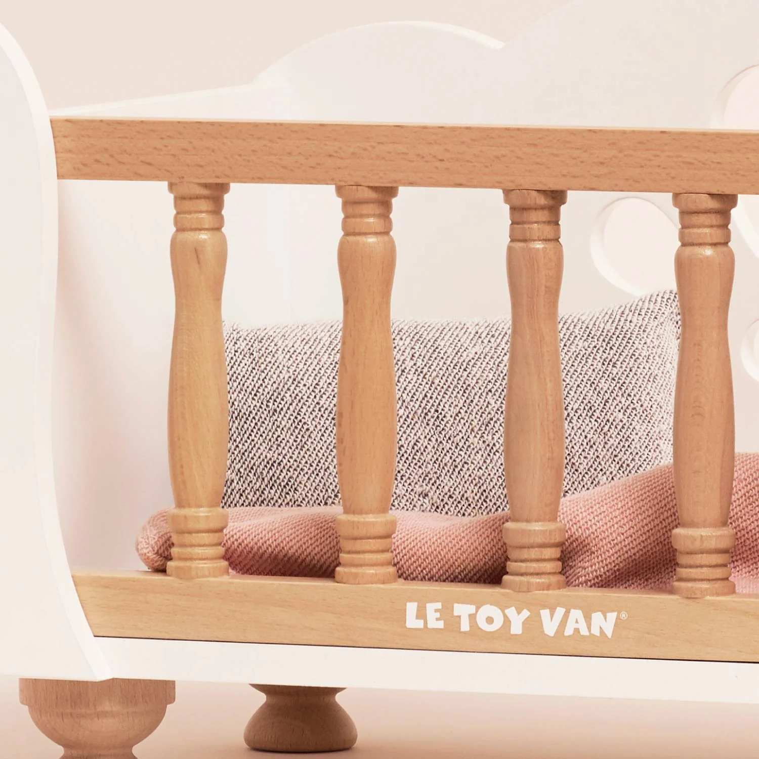 Dolls Wooden Cot - Image 5