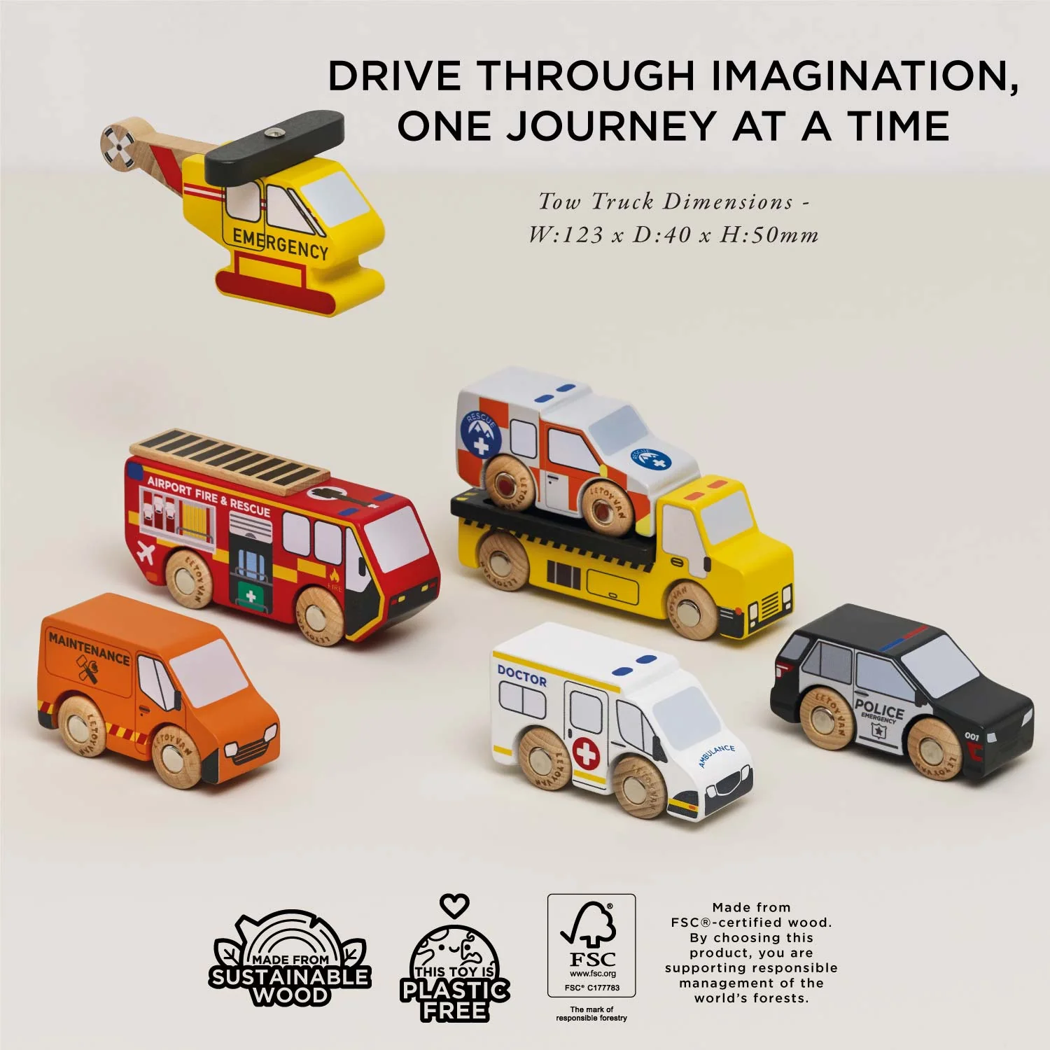 Emergency Helicopter & Rescue Car Gift Set - Image 4