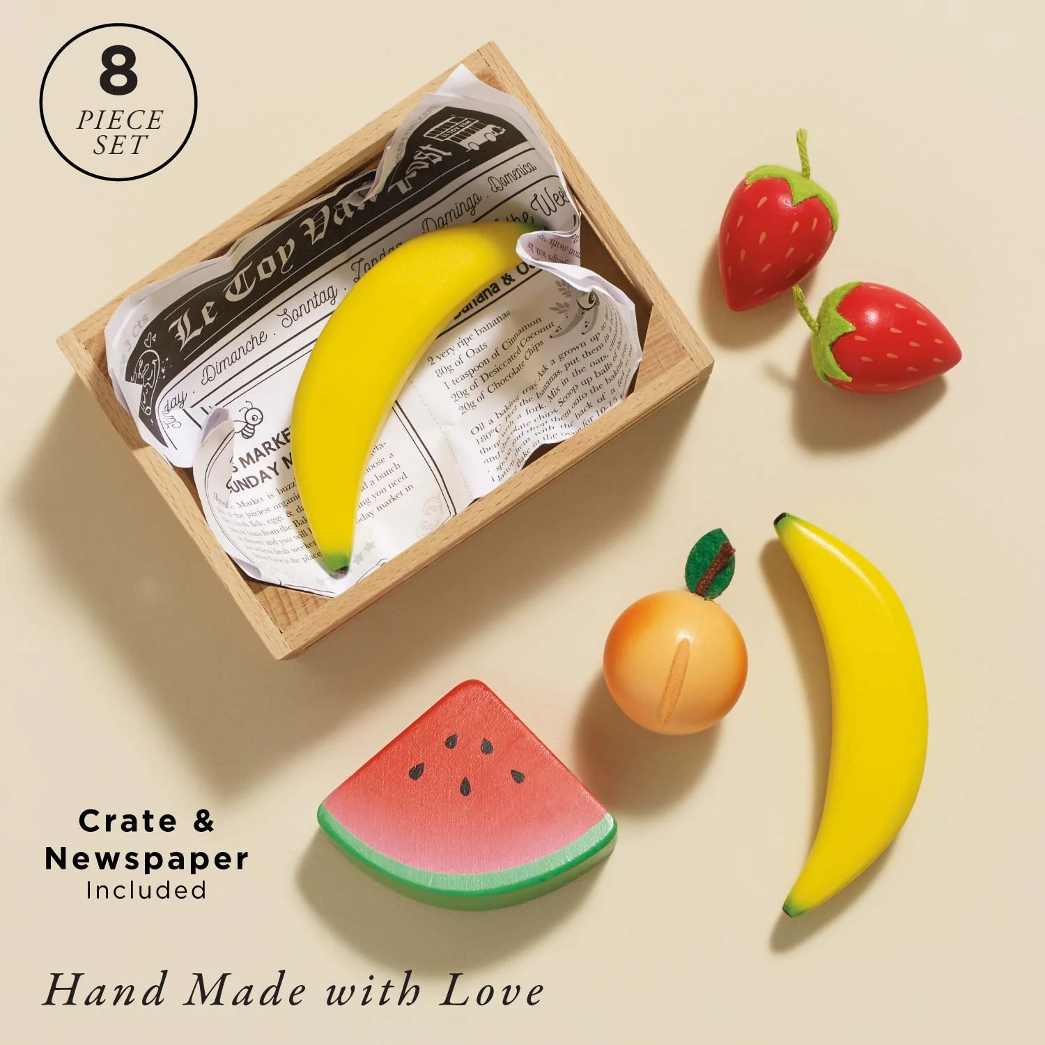 Smoothie Fruit Wooden Market Crate - Image 2