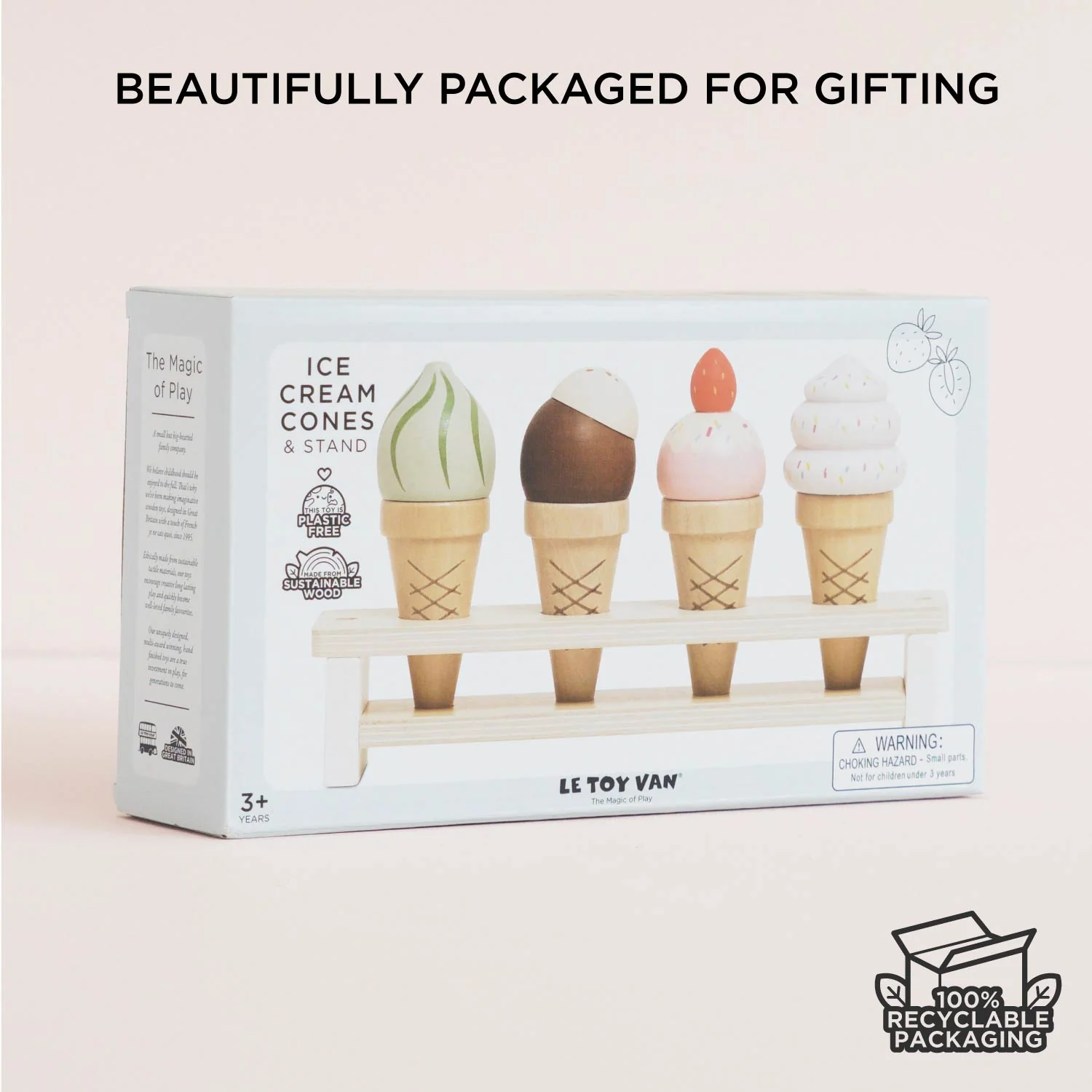 Wooden Ice Cream Cones Set - Image 8