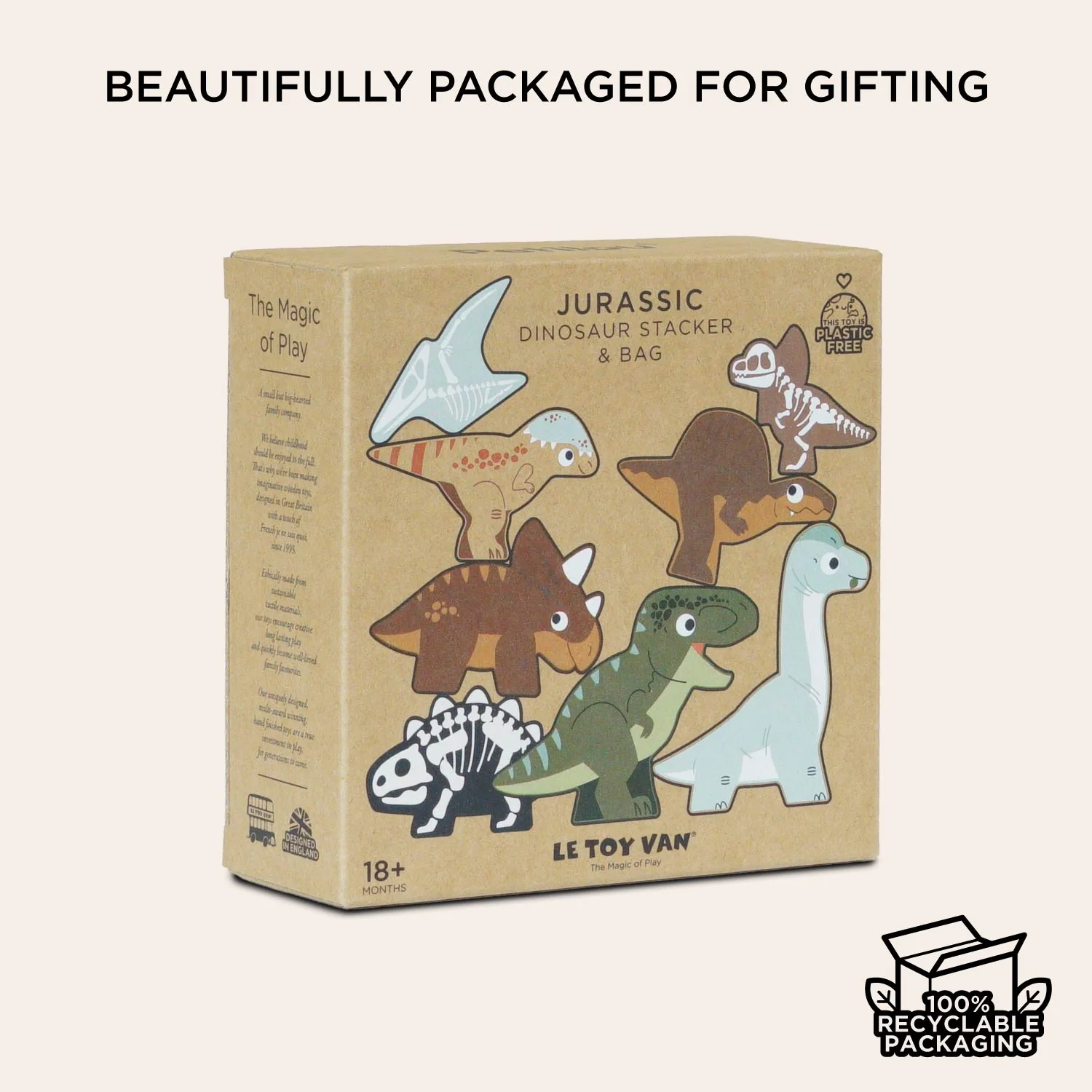 Jurassic Stacking Dinosaurs & Bag - Image 7
