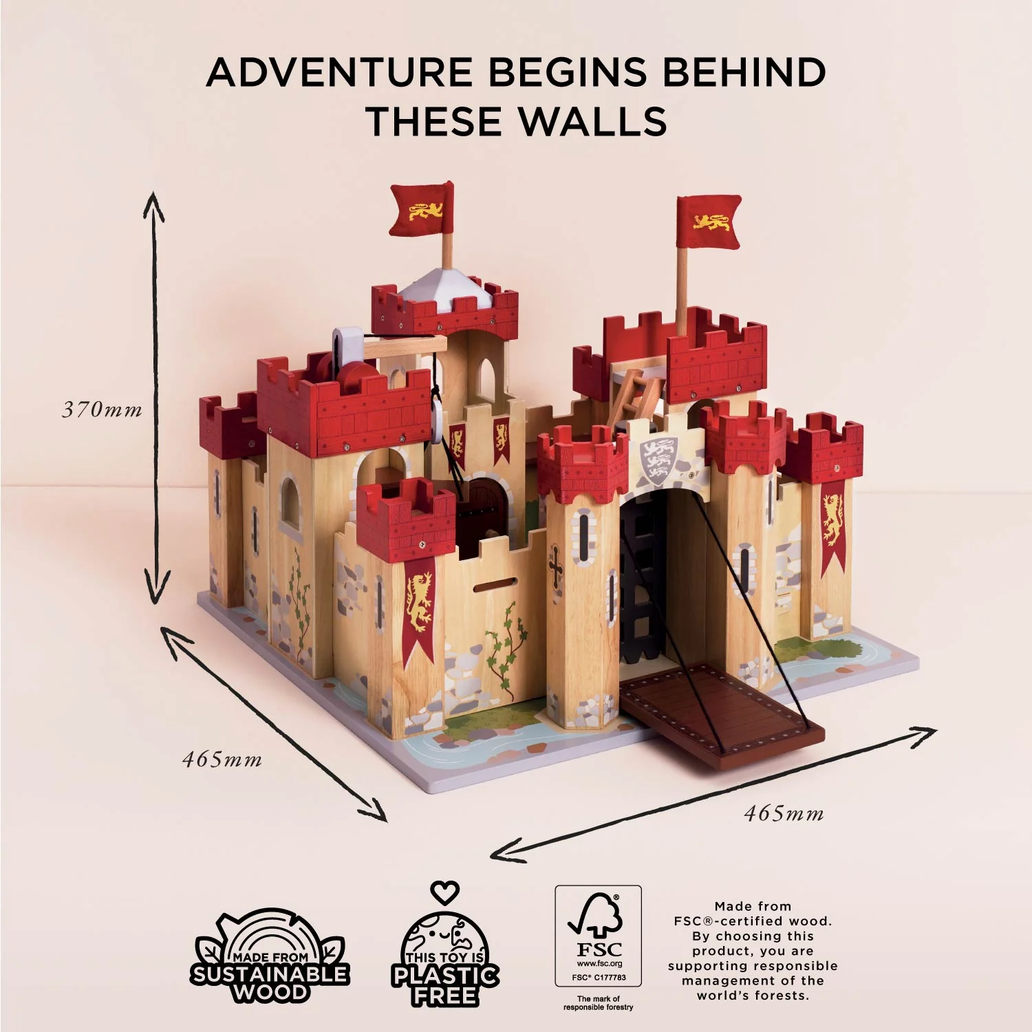 Lionheart Wooden Castle - Image 6