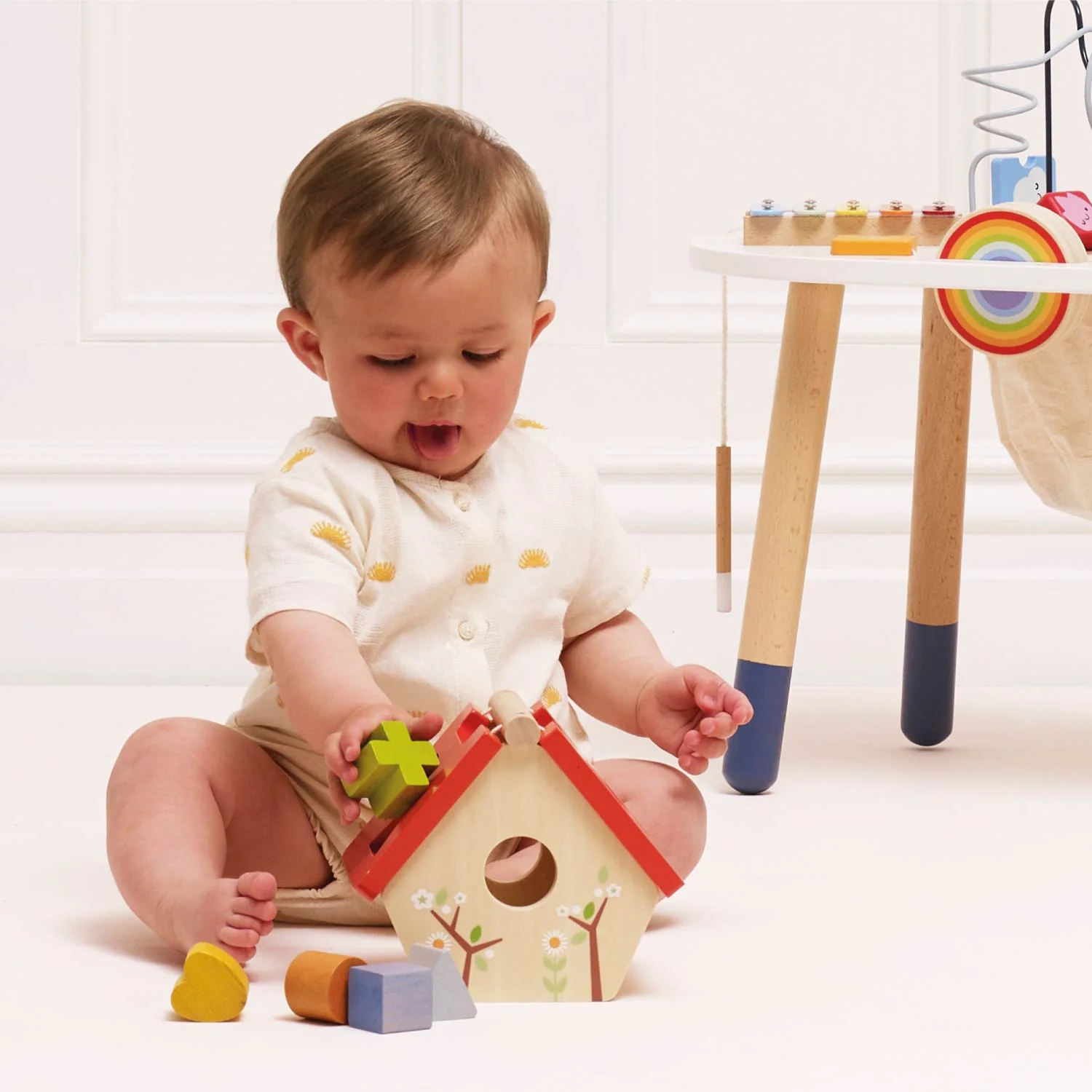 Wooden Bird House Shape Sorter - Image 6