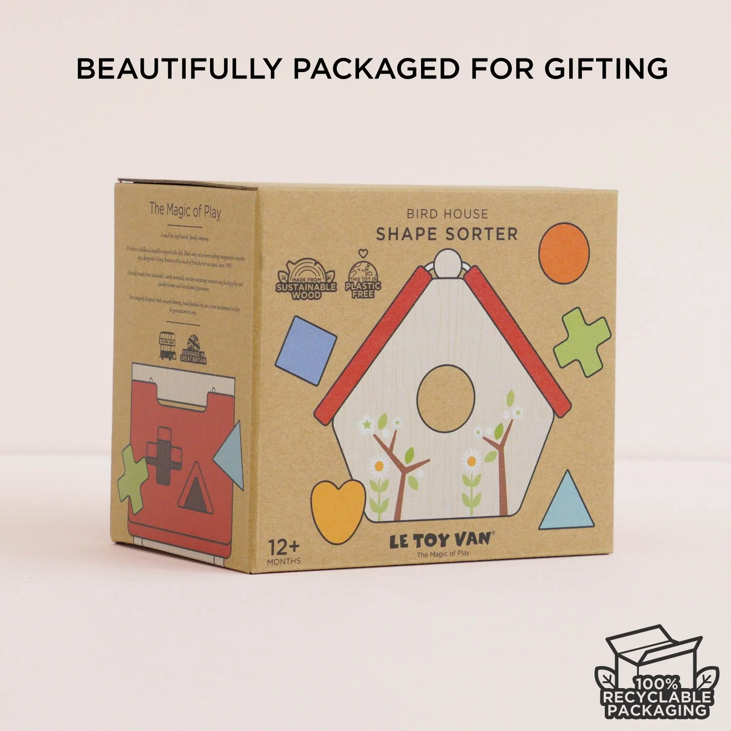 Wooden Bird House Shape Sorter - Image 8