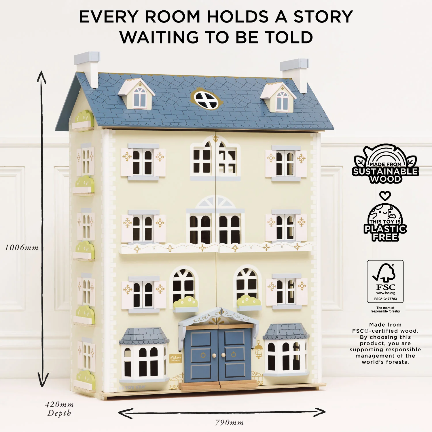 Palace Wooden Dolls House - Image 5