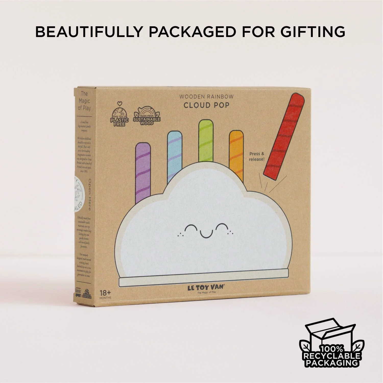 Rainbow Cloud Pop-up Toy - Image 7