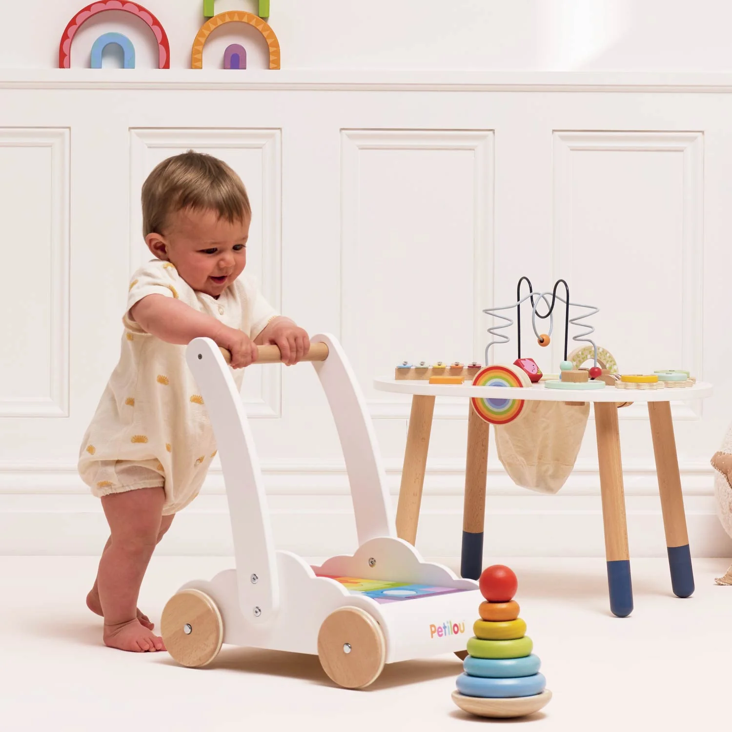Rainbow Baby Walker & Puzzles - Image 4