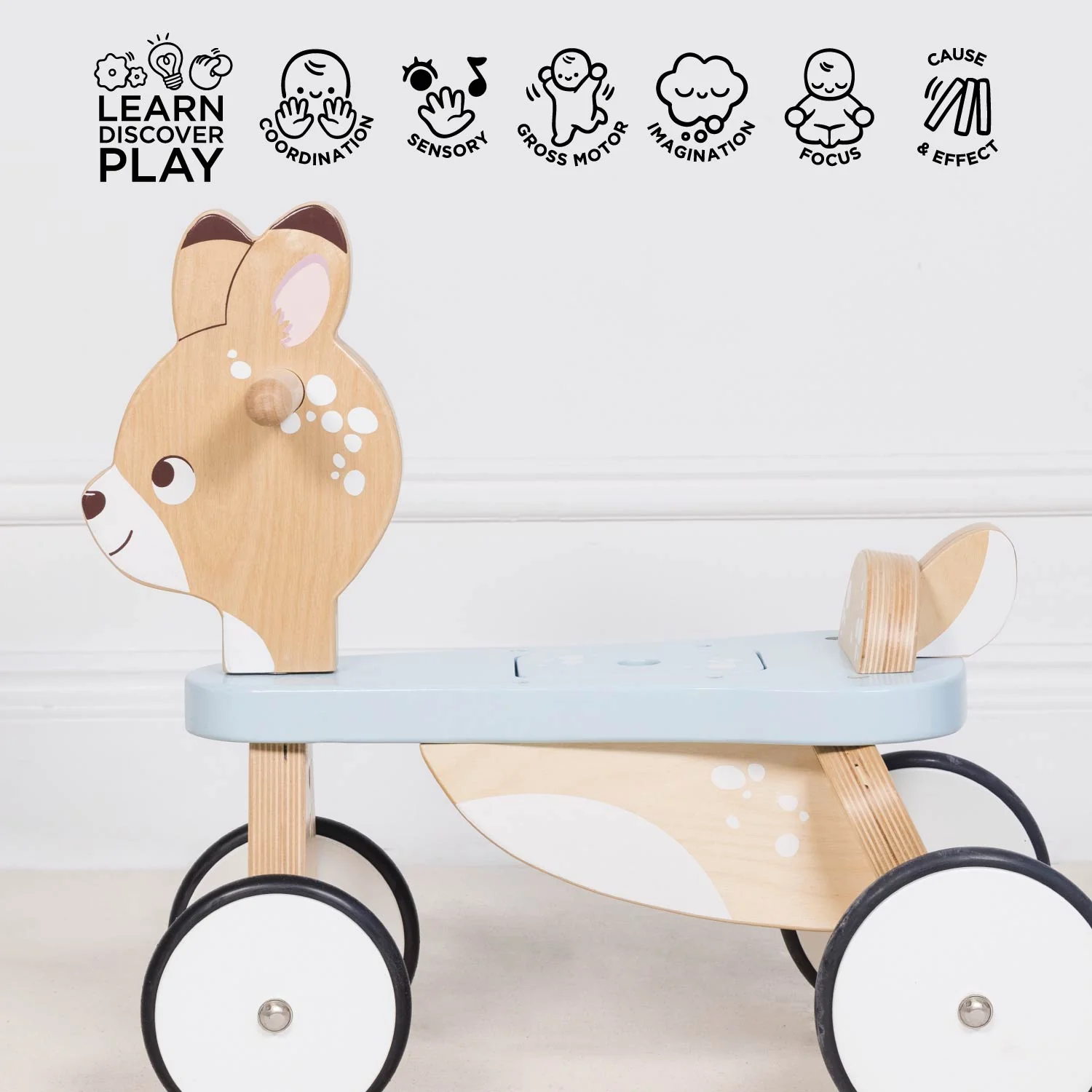 Woodland Ride-On Deer - Image 3