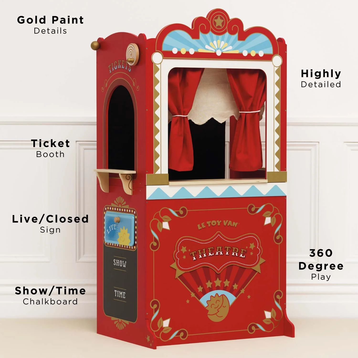 Retro Toy Puppet Theatre - Image 2