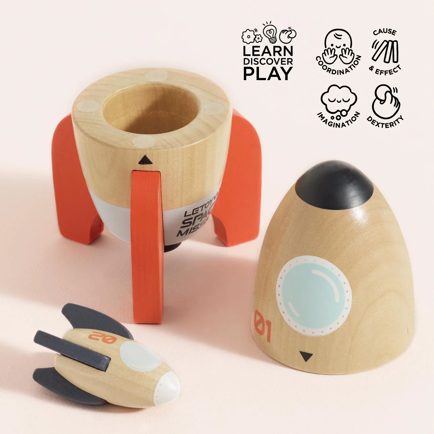 Magnetic Space Rocket Duo - Image 3