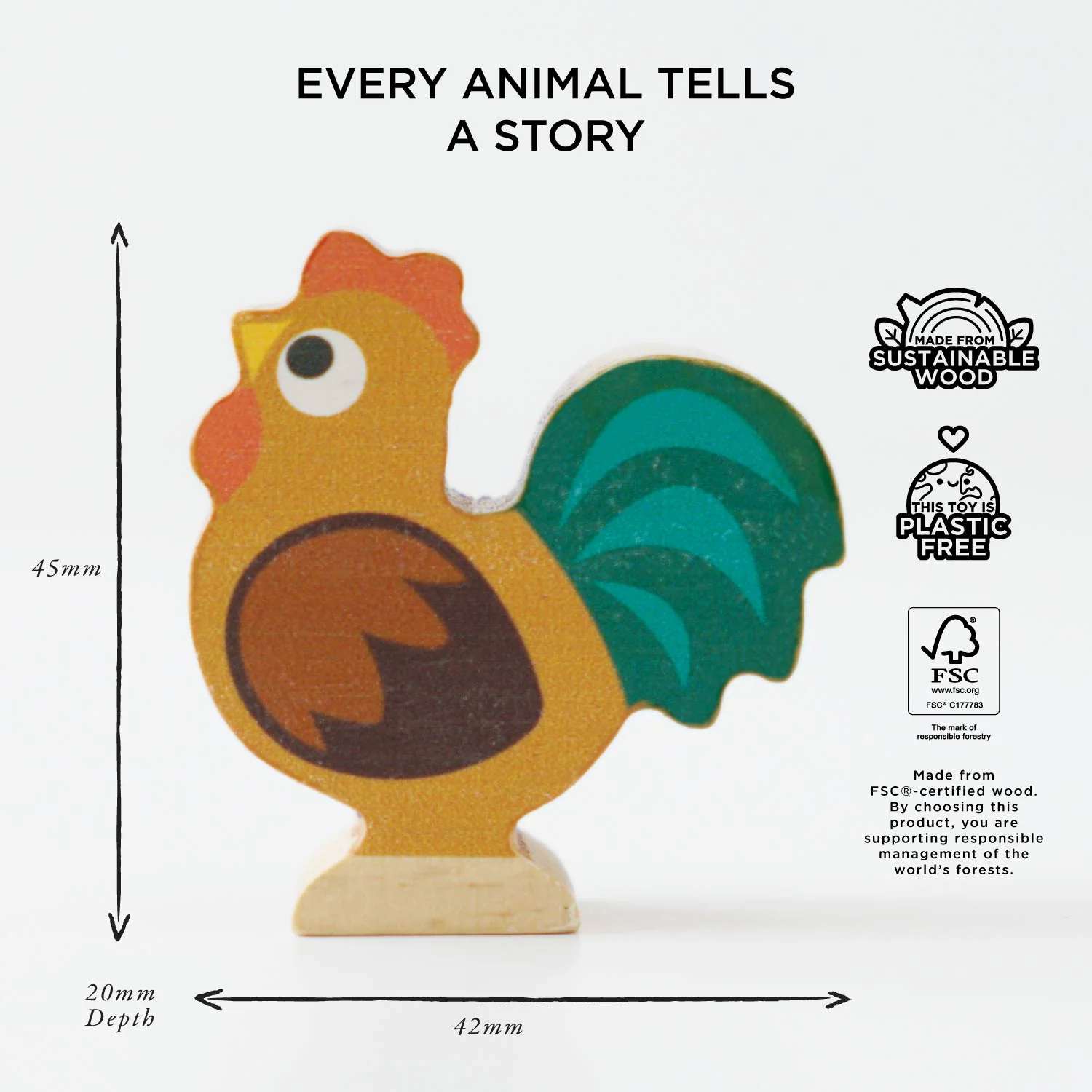 Farmyard Stacking Animals & Bag - Image 6