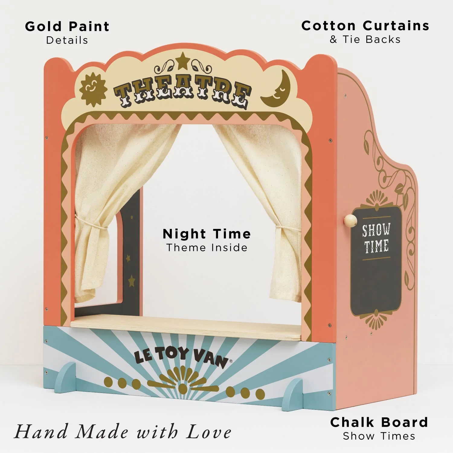 Tabletop Puppet Wooden Theatre - Image 2