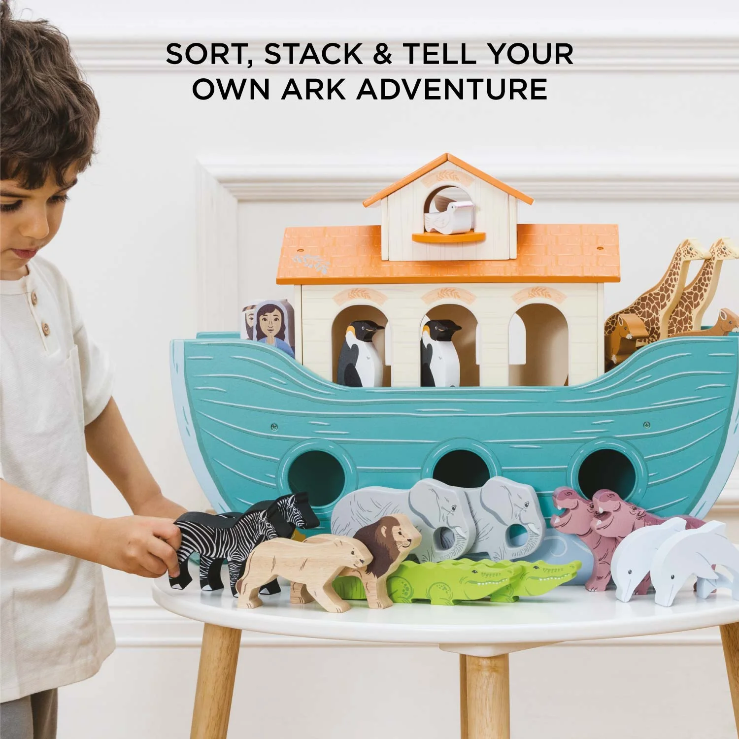 Noah’s Great Wooden Ark & Animals - Image 4