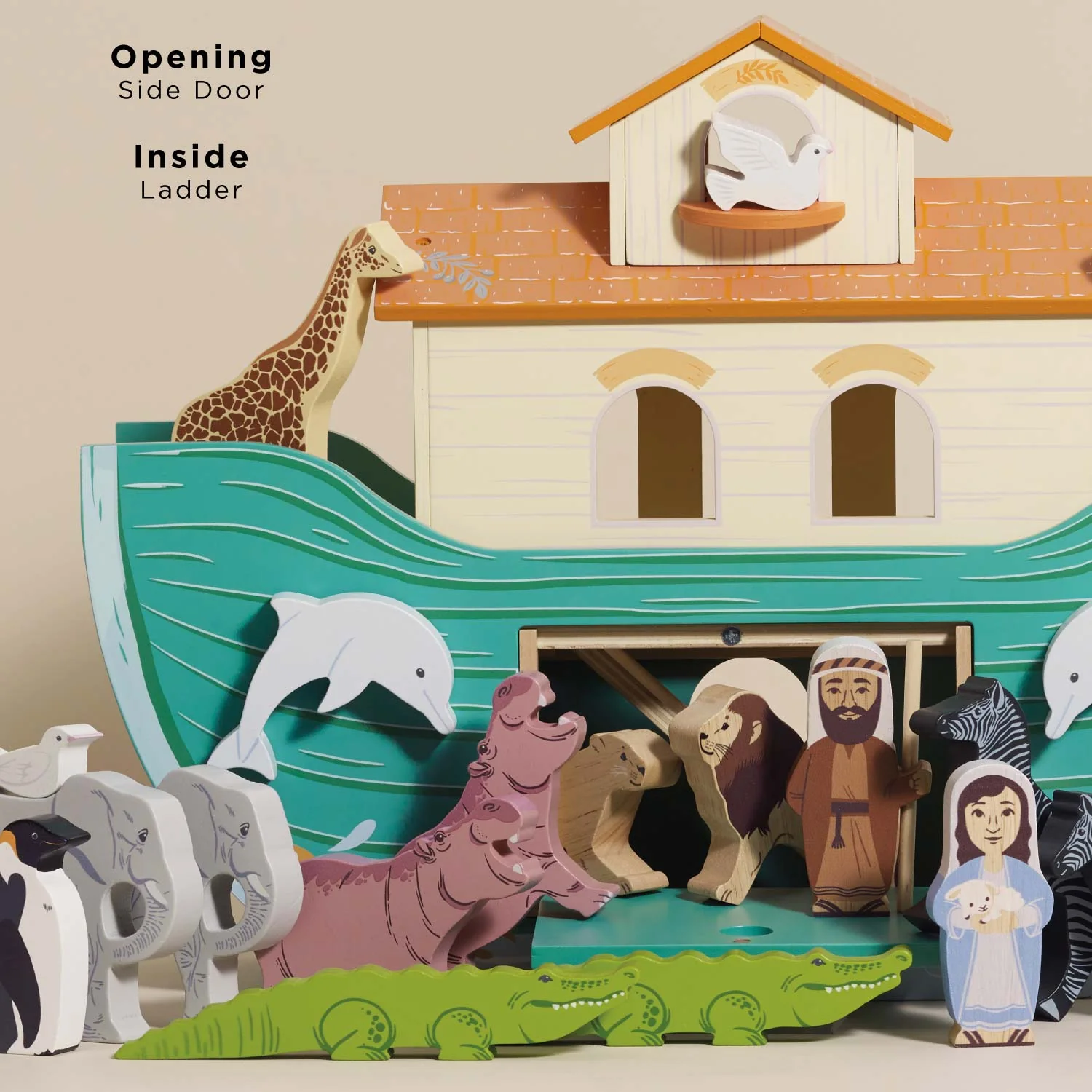 Noah’s Great Wooden Ark & Animals - Image 5