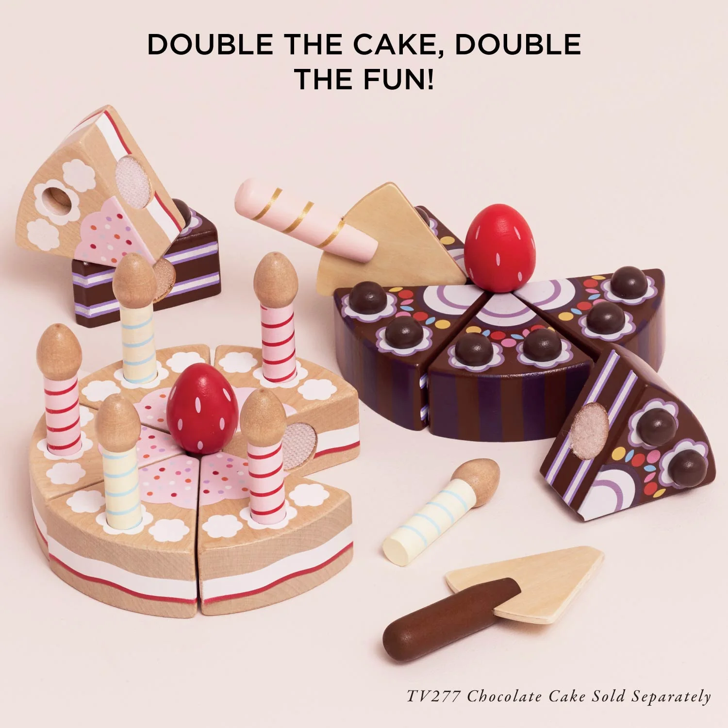 Sliceable Birthday Cake & Candles - Image 6