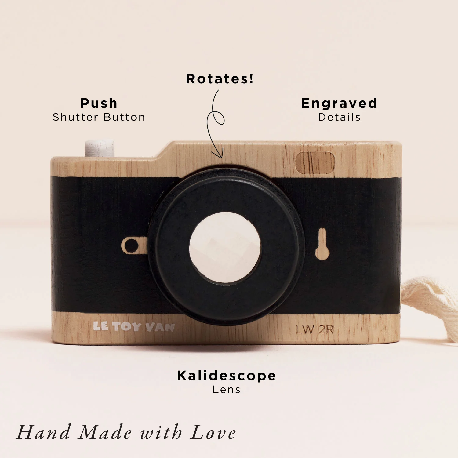 Wooden Retro Camera - Image 2