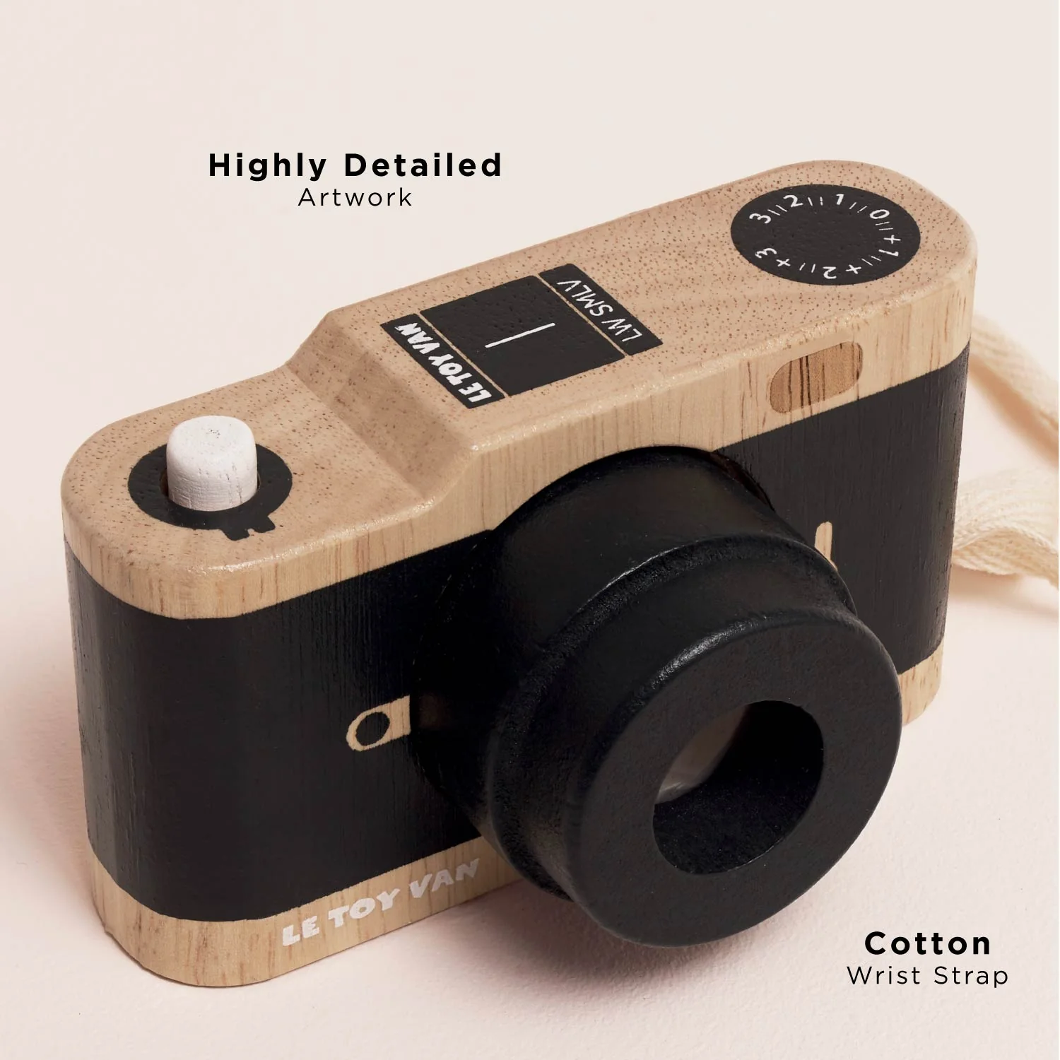 Wooden Retro Camera - Image 4